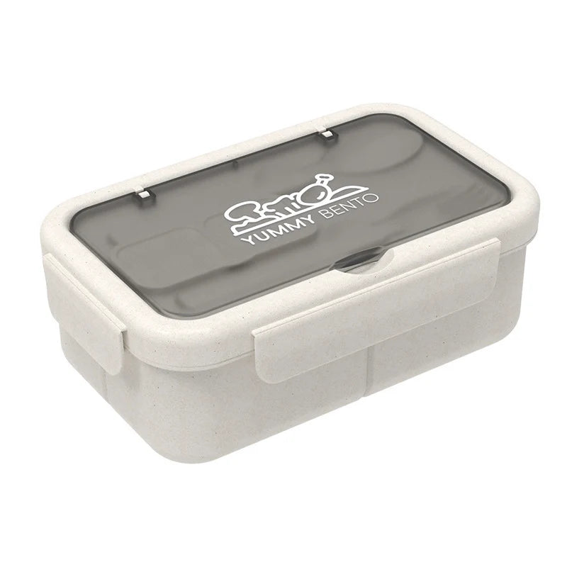 Boîte à lunch Bento écologique avec fermeture hermétique et compartiments multiples 0