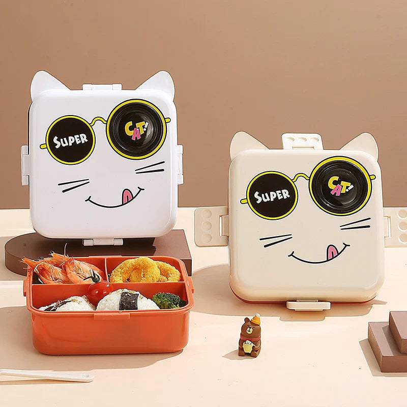 Boîte à lunch Bento enfant motif éléphant ludique 3