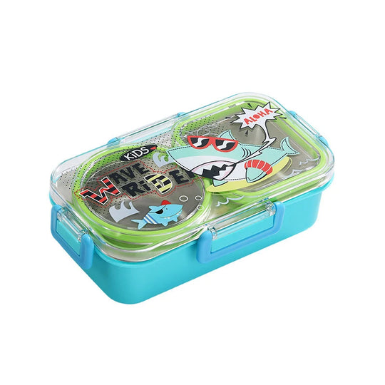 Boîte à lunch Bento enfant motif requin ludique 3