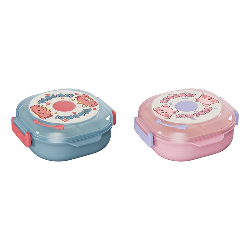 Boîte à lunch Bento multi-compartiments ludique pour enfants et adultes 0