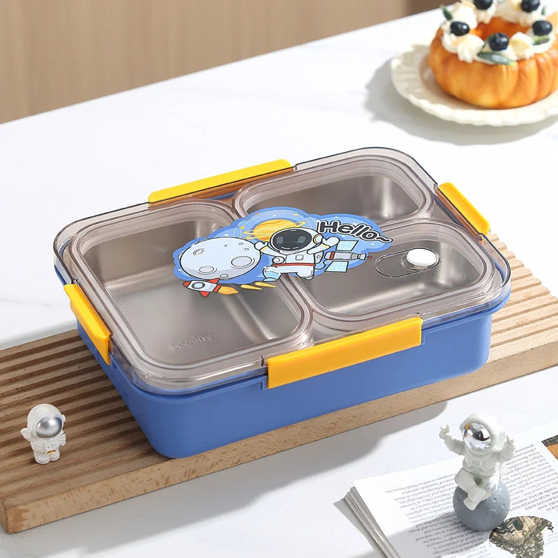 Boîte à lunch Bento multi-compartiments pour femmes style ludique 6