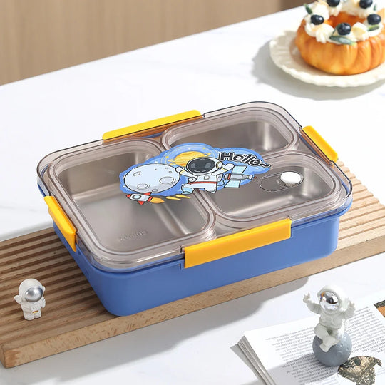 Boîte à lunch Bento multi-compartiments pour femmes style ludique 6