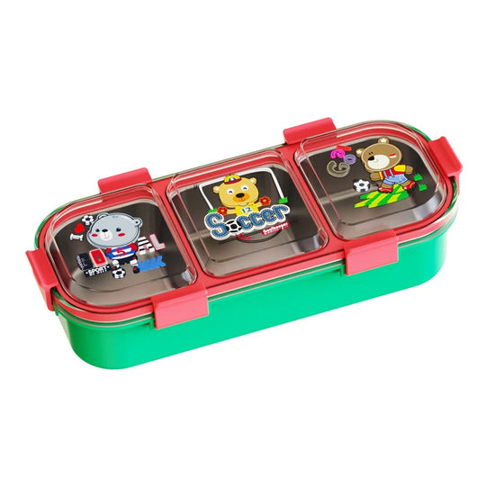 Boîte à lunch Bento multi-compartiments thème animaux pour enfants et adultes 5