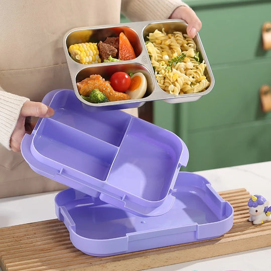 Boîte à lunch Bento multi-compartiments thème sport pour enfants et adultes 3
