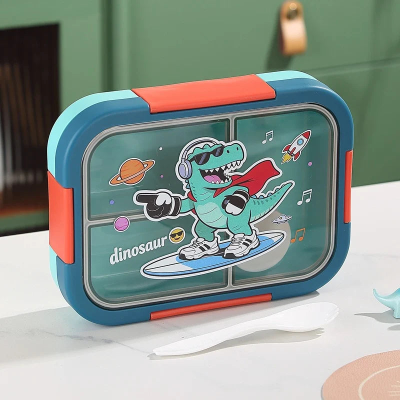 Boîte à lunch Bento multi-compartiments thème sport pour enfants et adultes 9