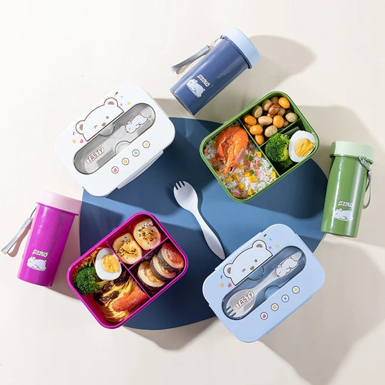 Boîte à lunch Bento multifonctionnelle pour femmes et hommes 5