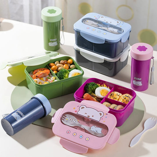Boîte à lunch Bento multifonctionnelle pour femmes et hommes 7