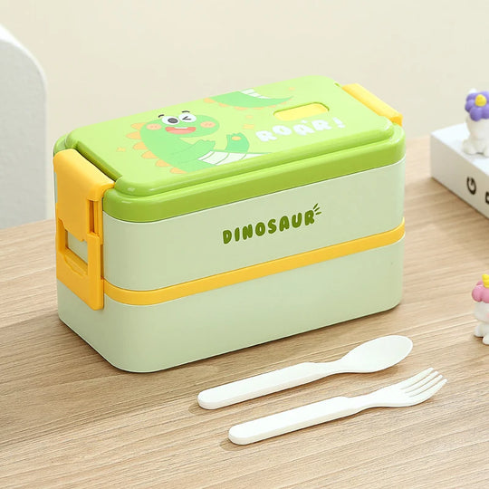 Boîte à lunch Bento pour enfants avec compartiments ludiques 0