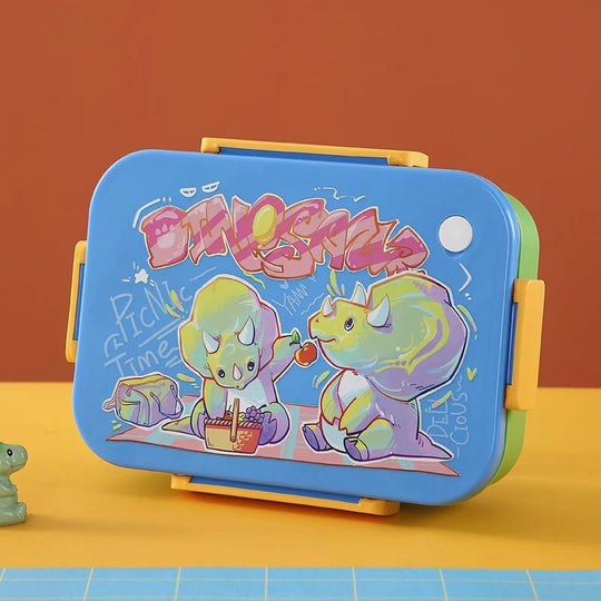 Boîte à lunch Bento pour enfants avec compartiments ludiques 6