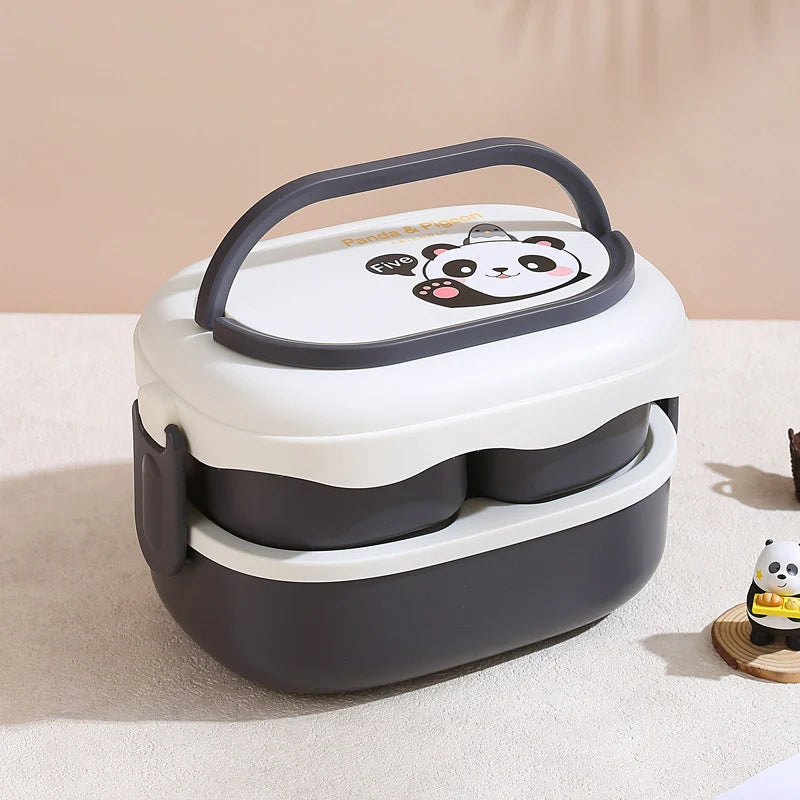 Boîte à lunch Bento pour enfants avec design ours ludique 7