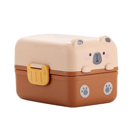 Boîte à lunch Bento pour enfants avec motif animal ludique 3