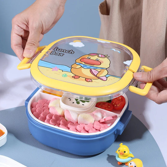 Boîte à lunch Bento pour enfants style dessin animé 3