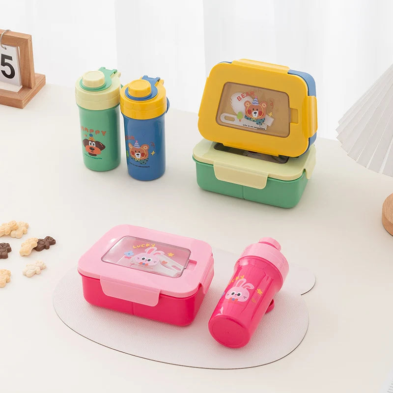 Boîte à lunch enfant avec compartiments ludiques 4