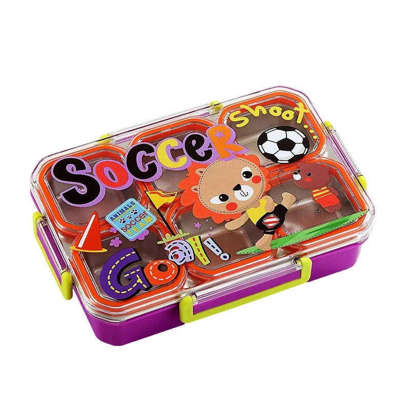 Boîte à lunch enfant multi-compartiments thème espace 4