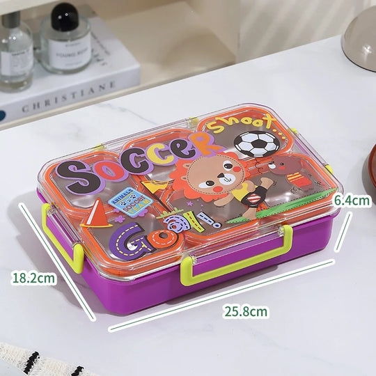 Boîte à lunch enfant multi-compartiments thème espace 5