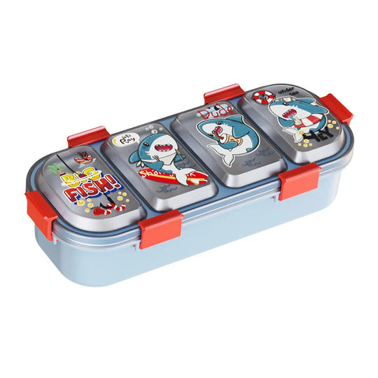 Boîte à lunch enfant multi-compartiments thème requins 0