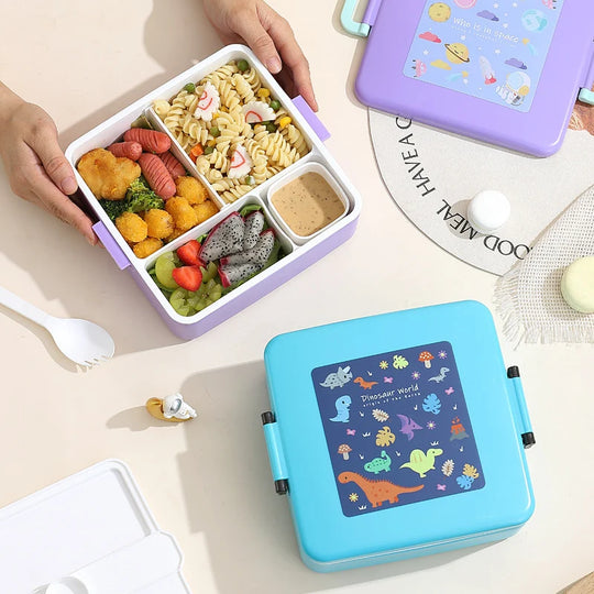 Boîte à lunch enfant thème dinosaures ludique et pratique 1