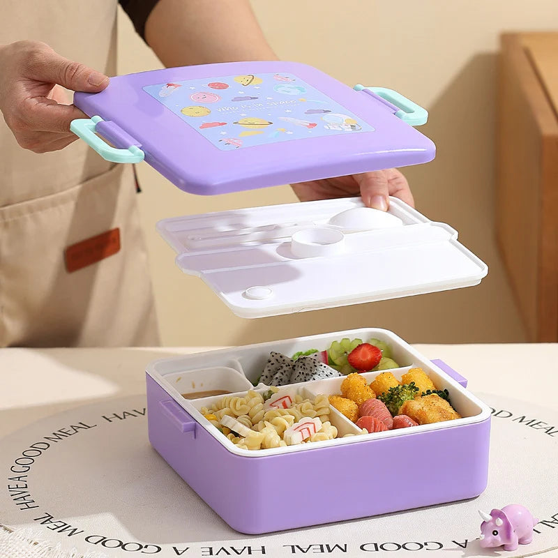 Boîte à lunch enfant thème dinosaures ludique et pratique 2