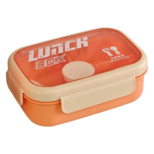 Boîte à lunch étanche avec compartiment pour couverts polyvalente 0
