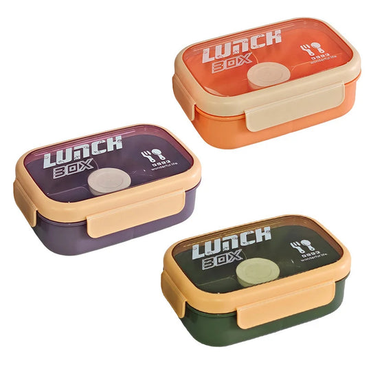 Boîte à lunch étanche avec compartiment pour couverts polyvalente 5