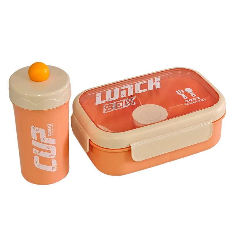 Boîte à lunch étanche avec compartiment pour couverts polyvalente 6