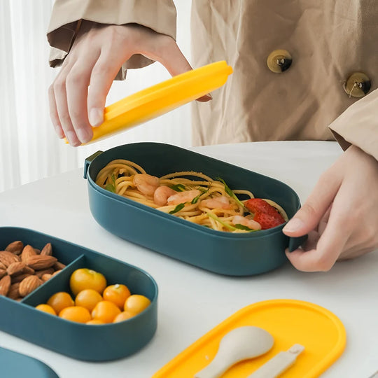 Boîte à lunch étanche polyvalente avec verrouillage sécurisé 2