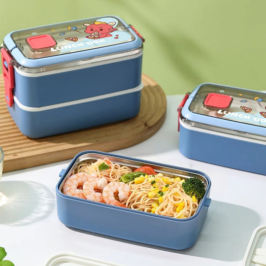 Boîte à lunch ludique à thème dessin animé pour enfants et adultes 1