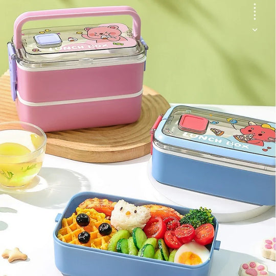 Boîte à lunch ludique à thème dessin animé pour enfants et adultes 4