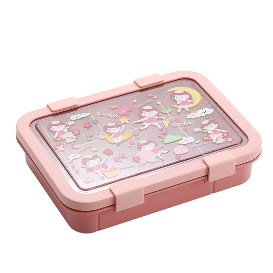Boîte à lunch multi-compartiments thème licorne pour enfants et adultes 4