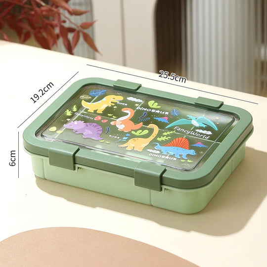 Boîte à lunch multi-compartiments thème licorne pour enfants et adultes 7