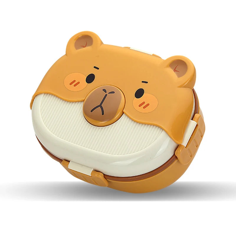 Boîte à lunch portable motif ours pour enfants et adultes 4