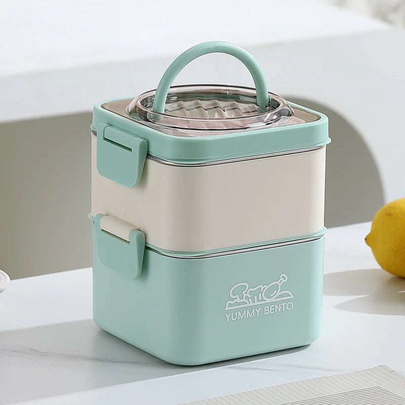 Boîte à lunch portable multi-compartiments pratique 10