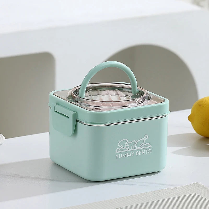 Boîte à lunch portable multi-compartiments pratique 7