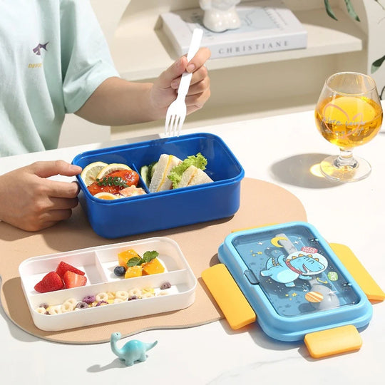 Boîte à lunch pour enfants avec compartiments séparés et design ludique 4
