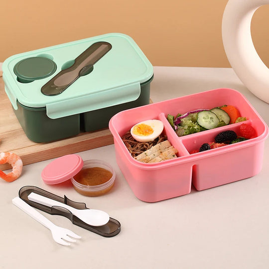 Boîte à repas Bento multi-compartiments pratique pour femmes et hommes 1