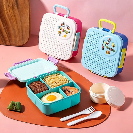 Boîte à repas Bento multi-compartiments pratique pour femmes et hommes 3