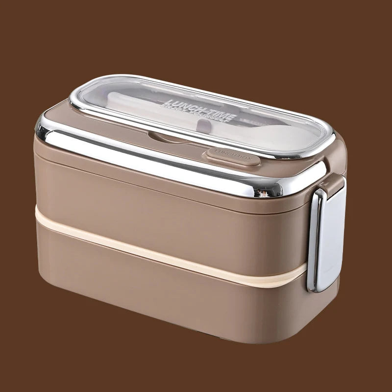 Boîte alimentaire isotherme double couche pour repas nomades 0