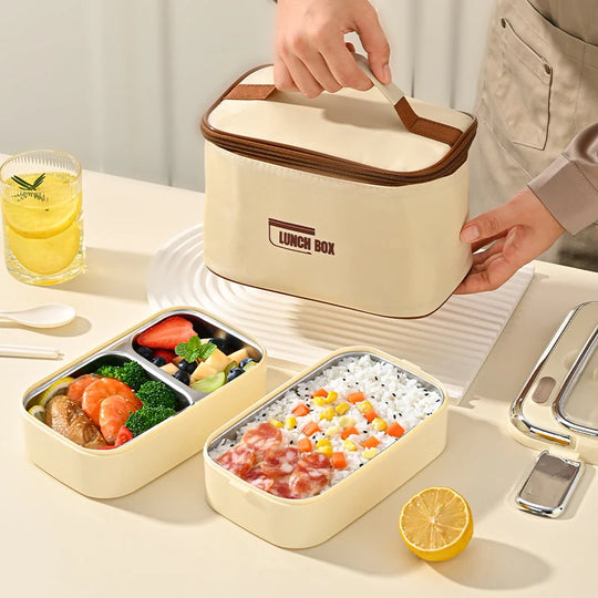 Boîte alimentaire isotherme double couche pour repas nomades 3