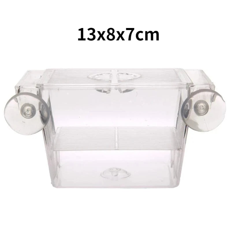 Boîte d'écloserie d'aquarium Double Couche avec Compartiments 6