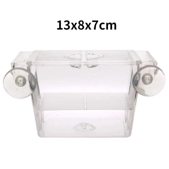 Boîte d'écloserie d'aquarium Double Couche avec Compartiments 6