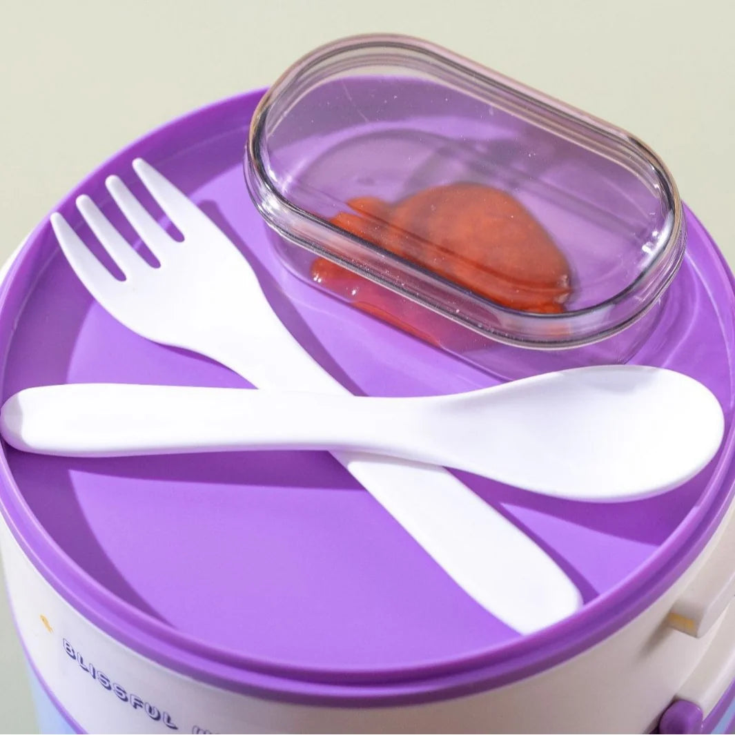Boîte de Conservation Alimentaire Multi-compartiments Ludique pour Femmes et Hommes 2