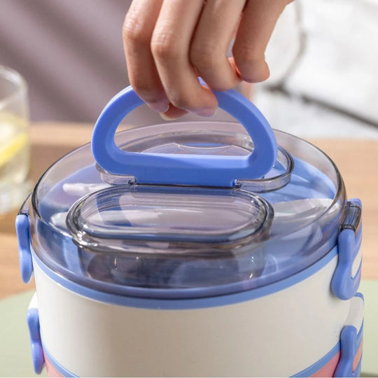 Boîte de Conservation Alimentaire Multi-compartiments Ludique pour Femmes et Hommes 3