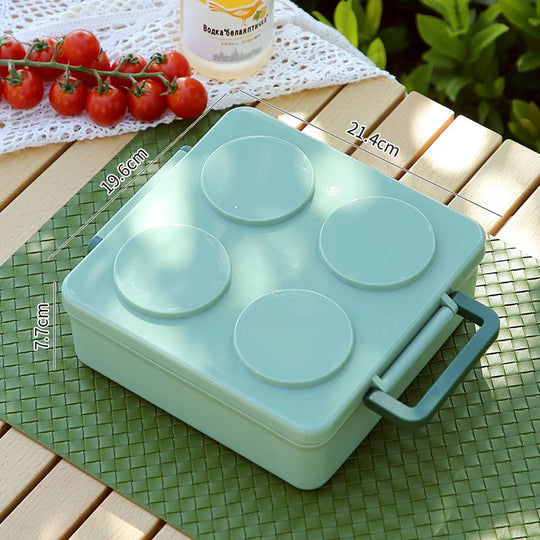 Boîte de Conservation Alimentaire Multifonctionnelle à Compartiments Empilables 0