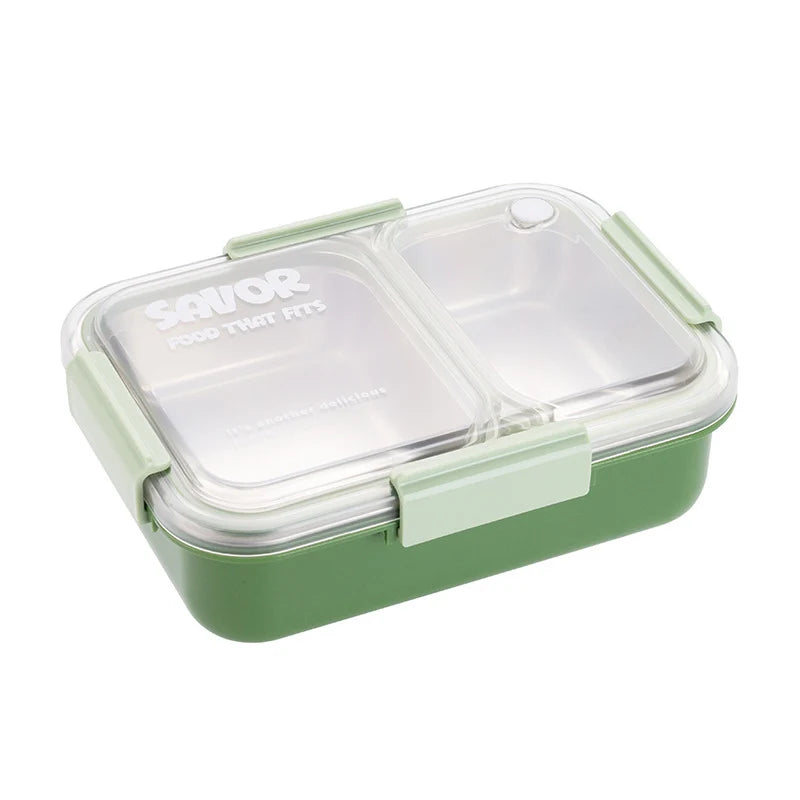 Boîte de Conservation Alimentaire à Double Compartiment Pratique 0