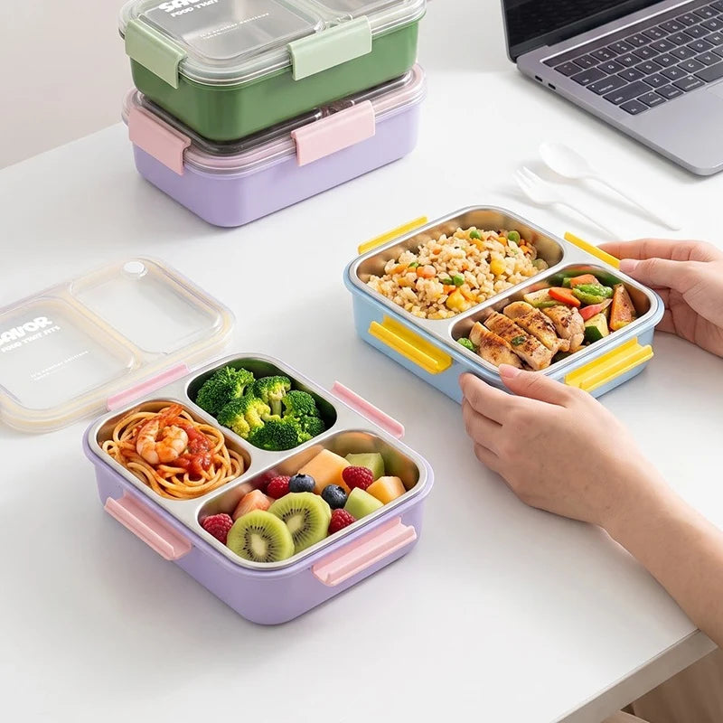 Boîte de Conservation Alimentaire à Double Compartiment Pratique 1