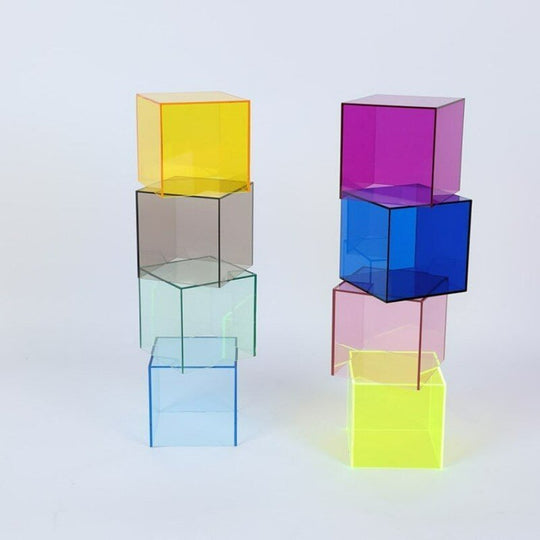 Boîte de Rangement Colorée pour Présentation d'Objets et Accessoires 1