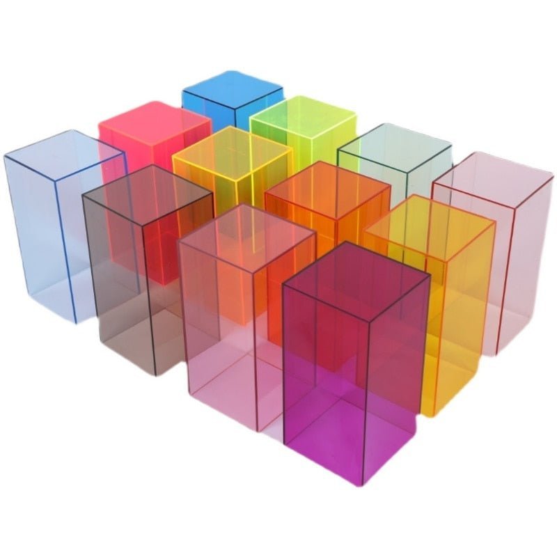 Boîte de Rangement Colorée pour Présentation d'Objets et Accessoires 3
