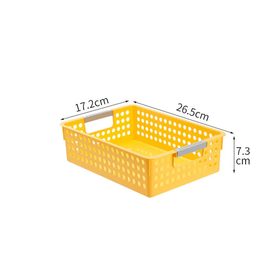 Boîte de rangement plate avec parois perforées et poignées ergonomiques 10