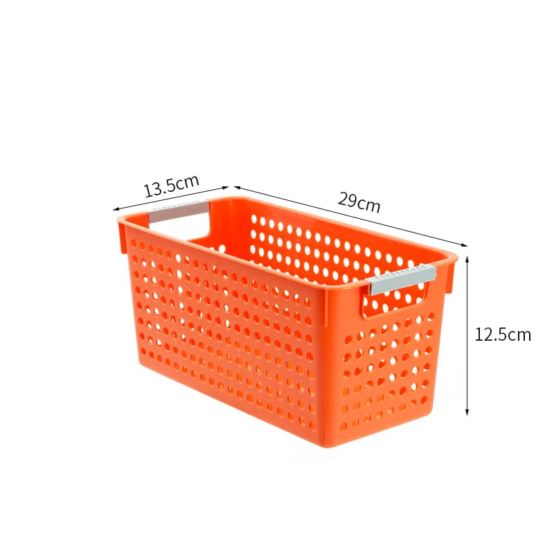 Boîte de rangement plate avec parois perforées et poignées ergonomiques 30