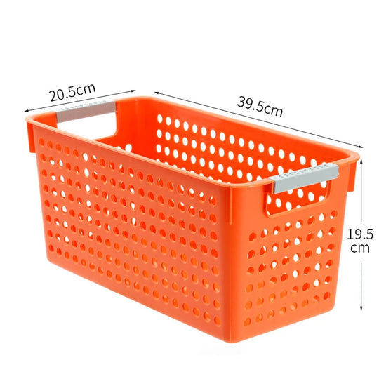 Boîte de rangement plate avec parois perforées et poignées ergonomiques 4